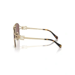 MIU MIU MU 52ZS - ZVN70D PALE GOLD | WOMEN'S SUNGLASSES, CALIBER 58 