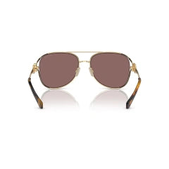 MIU MIU MU 52ZS - ZVN70D PALE GOLD | WOMEN'S SUNGLASSES, CALIBER 58 