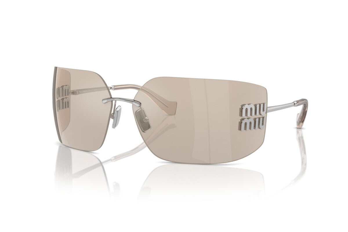 MIU MIU - 1BC10F SILVER | OCCHIALE DA SOLE DONNA - MU 54YS CALIBRO 80