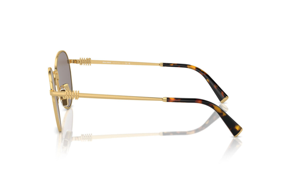 MIU MIU - 5AK07F GOLD | OCCHIALE DA SOLE DONNA - MU 55ZS CALIBRO 50
