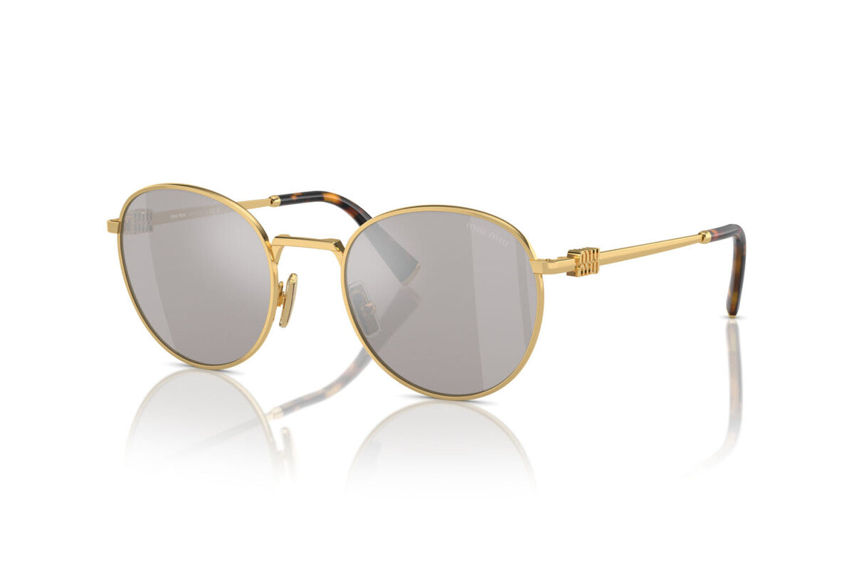MIU MIU - 5AK07F GOLD | OCCHIALE DA SOLE DONNA - MU 55ZS CALIBRO 50