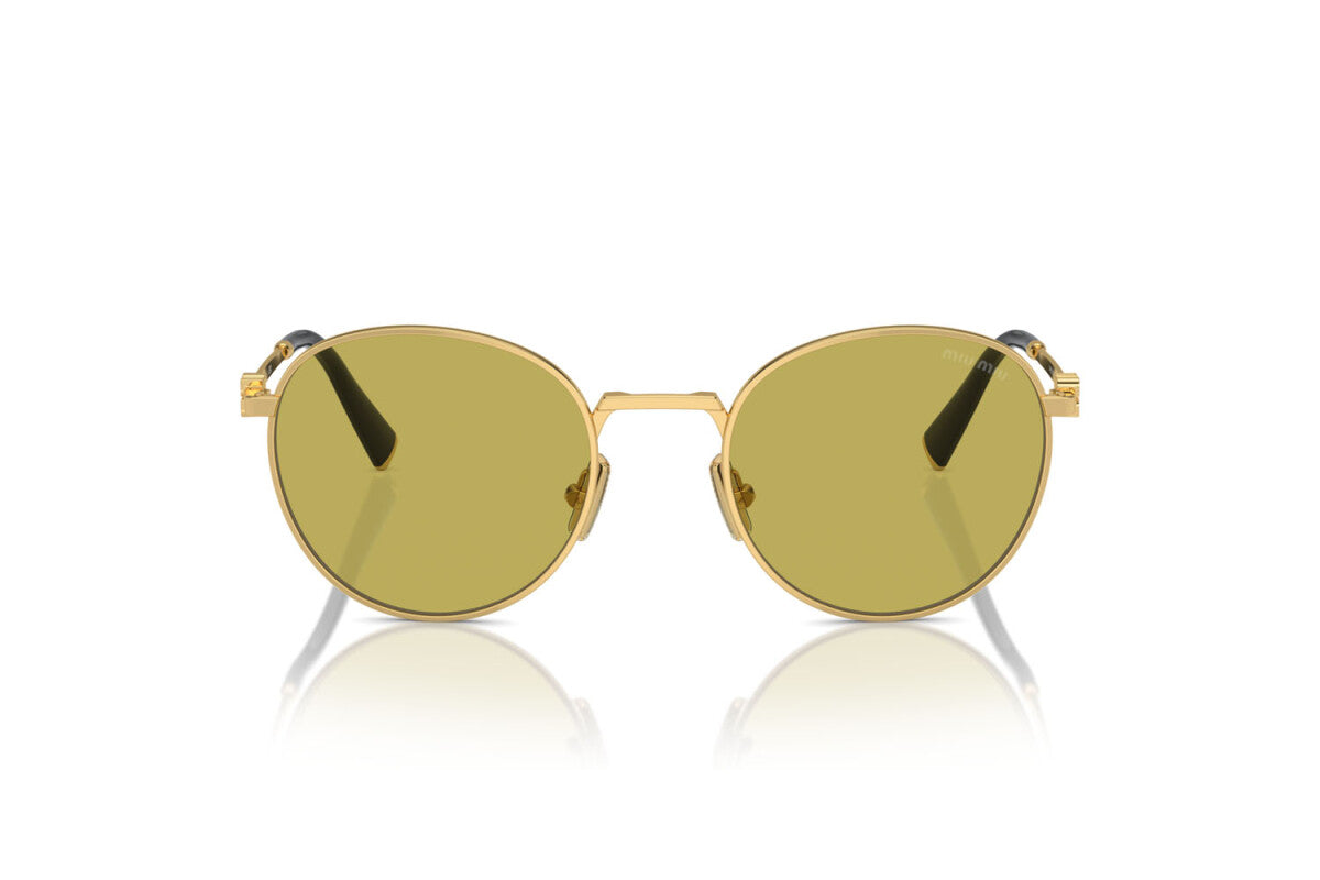 MIU MIU - 5AK07O GOLD | OCCHIALE DA SOLE DONNA - MU 55ZS CALIBRO 50