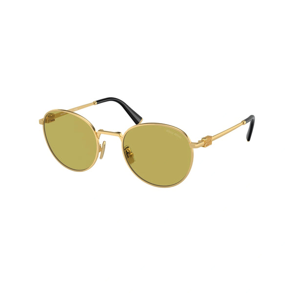 MIU MIU MU 55ZS - GOLD | OCCHIALE DA SOLE DONNA - 5AK07O CALIBRO 50