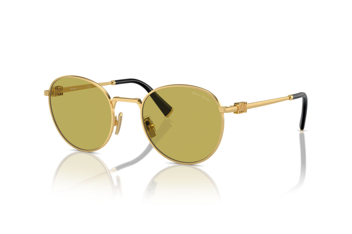 MIU MIU - 5AK07O GOLD | OCCHIALE DA SOLE DONNA - MU 55ZS CALIBRO 50