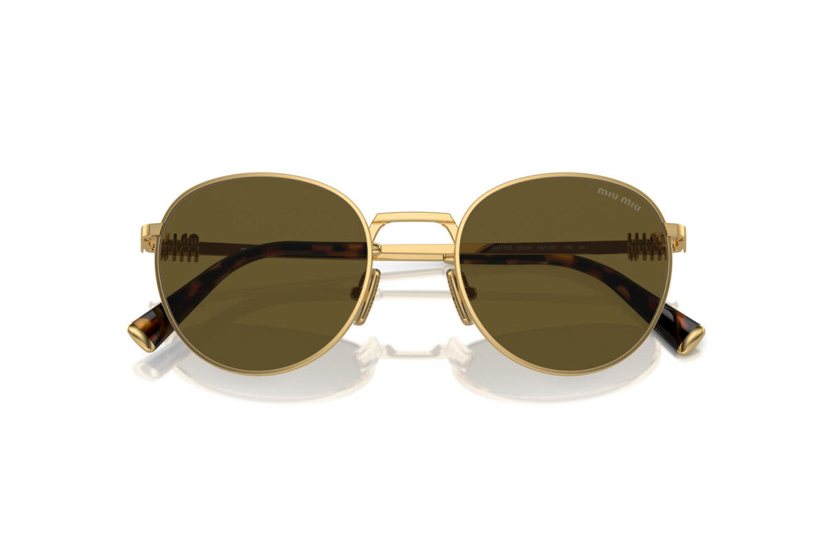 MIU MIU - 5AK09Z GOLD | OCCHIALE DA SOLE DONNA - MU 55ZS CALIBRO 50