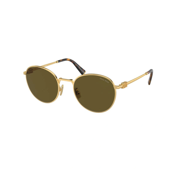 MIU MIU MU 55ZS - GOLD | OCCHIALE DA SOLE DONNA - 5AK09Z CALIBRO 50