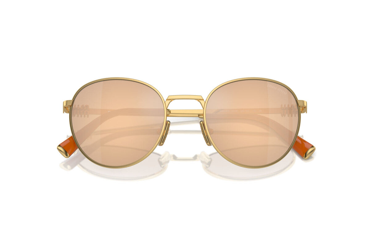MIU MIU - 5AK40D GOLD | OCCHIALE DA SOLE DONNA - MU 55ZS CALIBRO 50