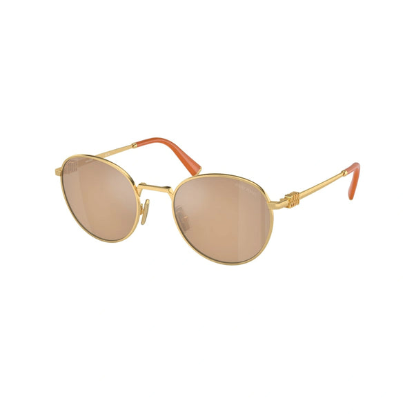 MIU MIU MU 55ZS - GOLD | OCCHIALE DA SOLE DONNA - 5AK40D CALIBRO 50