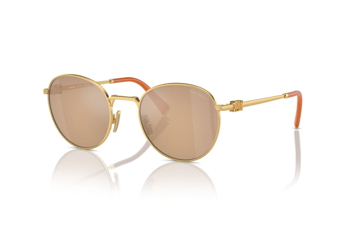 MIU MIU - 5AK40D GOLD | OCCHIALE DA SOLE DONNA - MU 55ZS CALIBRO 50