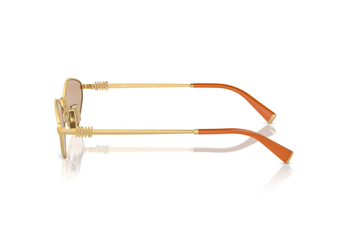 MIU MIU - 5AK40D GOLD | OCCHIALE DA SOLE DONNA - MU 56ZS CALIBRO 56