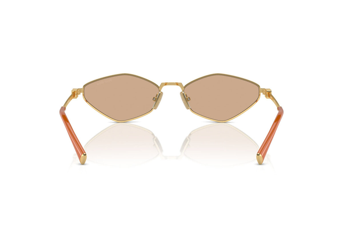 MIU MIU - 5AK40D GOLD | OCCHIALE DA SOLE DONNA - MU 56ZS CALIBRO 56