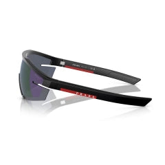 PRADA LINEA ROSSA PS 03ZS - 1BO05U NERO OPACO | OCCHIALE DA SOLE UOMO CALIBRO 44