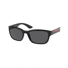 PRADA LINEA ROSSA PS 05VS - 1AB02G NERO | OCCHIALE DA SOLE UOMO CALIBRO 57