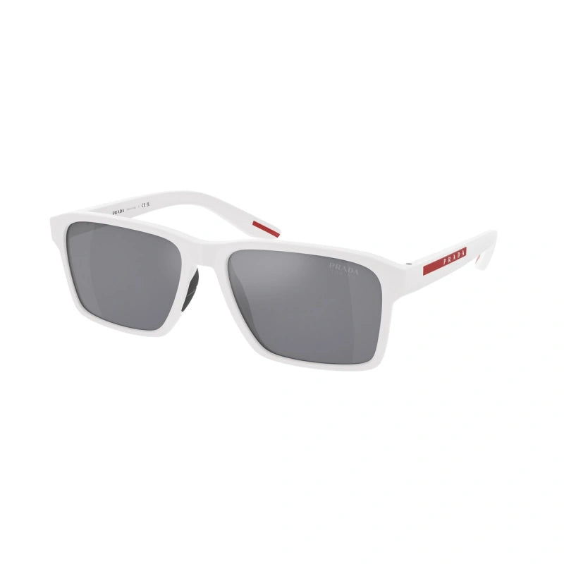 PRADA LINEA ROSSA PS 05YS - TWK40A GOMMA BIANCA | OCCHIALE DA SOLE UOMO CALIBRO 58