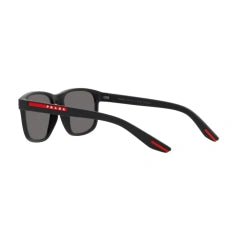 PRADA LINEA ROSSA PS 06YS - DG002G GOMMA NERA | OCCHIALE DA SOLE UOMO CALIBRO 56