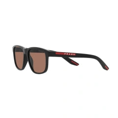 PRADA LINEA ROSSA PS 06YS - DG050A GOMMA NERA | OCCHIALE DA SOLE UOMO CALIBRO 56