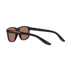 PRADA LINEA ROSSA PS 06YS - DG050A GOMMA NERA | OCCHIALE DA SOLE UOMO CALIBRO 56