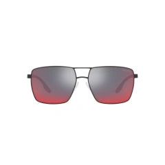 PRADA LINEA ROSSA PS 50WS - DG008F GOMMA NERA | OCCHIALE DA SOLE UOMO CALIBRO 59