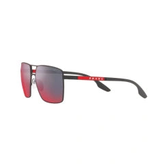 PRADA LINEA ROSSA PS 50WS - DG008F GOMMA NERA | OCCHIALE DA SOLE UOMO CALIBRO 59