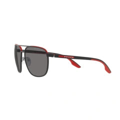 PRADA LINEA ROSSA PS 50YS - 19G02G NERO ROSSO | OCCHIALE DA SOLE UOMO CALIBRO 62