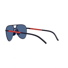 PRADA LINEA ROSSA PS 51XS - 06S07L BLU NAVY OPACO | OCCHIALE DA SOLE UOMO CALIBRO 59