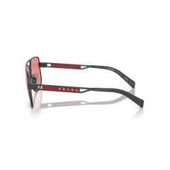 PRADA LINEA ROSSA PS 51ZS - 15P20B GRIGIO OPACO | OCCHIALE DA SOLE UOMO CALIBRO 59