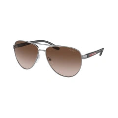 PRADA LINEA ROSSA PS 52YS - 5AV02P CANNA DI FUCILE | OCCHIALE DA SOLE UOMO CALIBRO 61