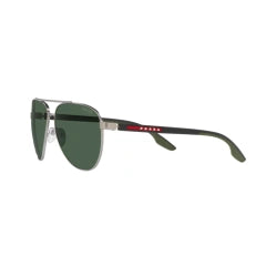 PRADA LINEA ROSSA PS 52YS - 7CQ06U D'ARGENTO | OCCHIALE DA SOLE UOMO CALIBRO 61