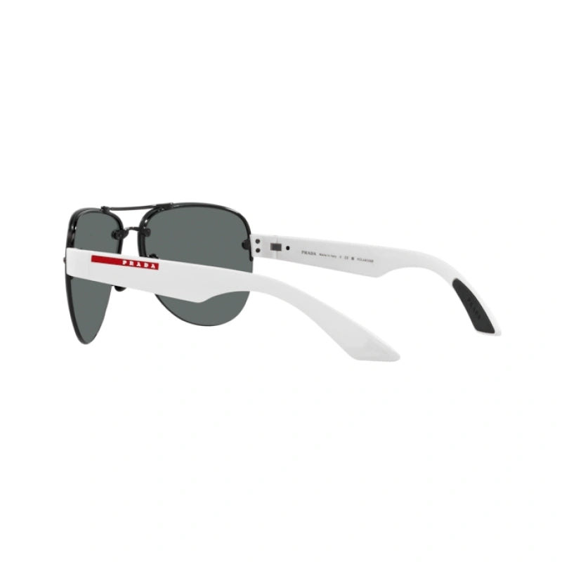 PRADA LINEA ROSSA PS 55YS - 1AB02G NERO | OCCHIALE DA SOLE UOMO CALIBRO 64