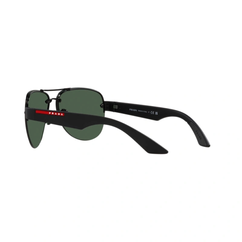 PRADA LINEA ROSSA PS 55YS - 1BO06U NERO OPACO | OCCHIALE DA SOLE UOMO  CALIBRO 64