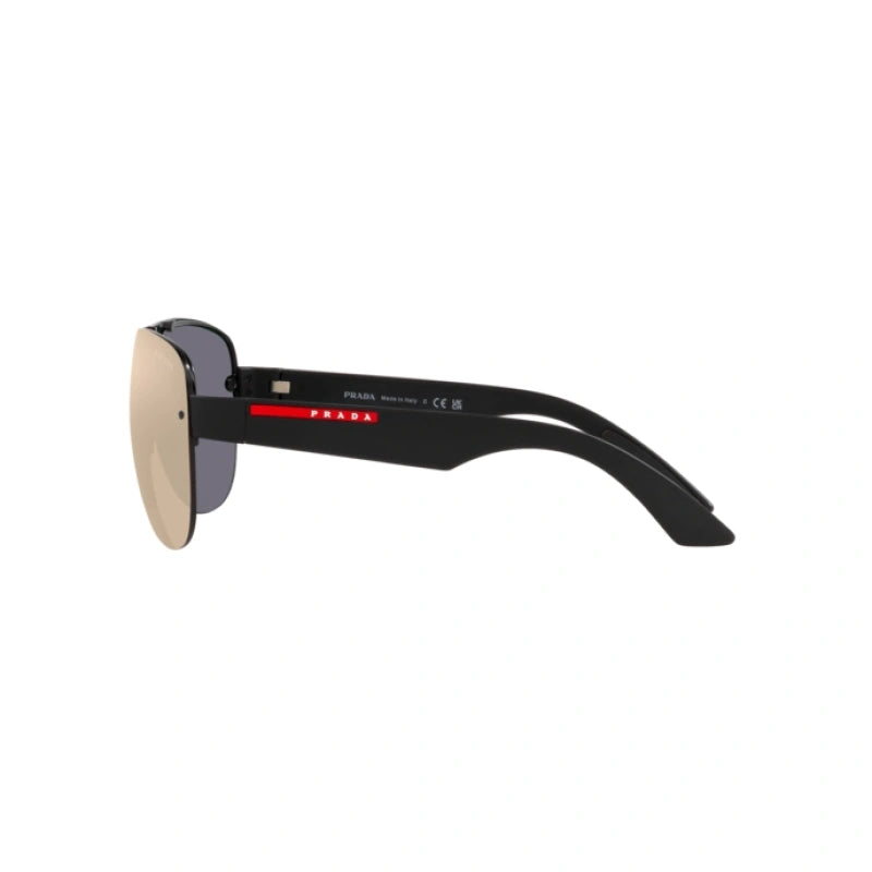 PRADA LINEA ROSSA PS 55YS - 1BO10A NERO OPACO | OCCHIALE DA SOLE UOMO CALIBRO 64