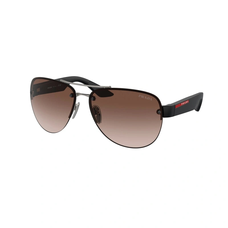 PRADA LINEA ROSSA PS 55YS - 5AV02P CANNA DI FUCILE | OCCHIALE DA SOLE UOMO CALIBRO 64