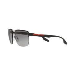 PRADA LINEA ROSSA PS 60US - DG03M1 GOMMA NERA | OCCHIALE DA SOLE UOMO CALIBRO 62