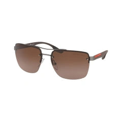 PRADA LINEA ROSSA PS 60US - DG1724 GOMMA DA MITRAGLIATRICE | OCCHIALE DA SOLE UOMO CALIBRO 62