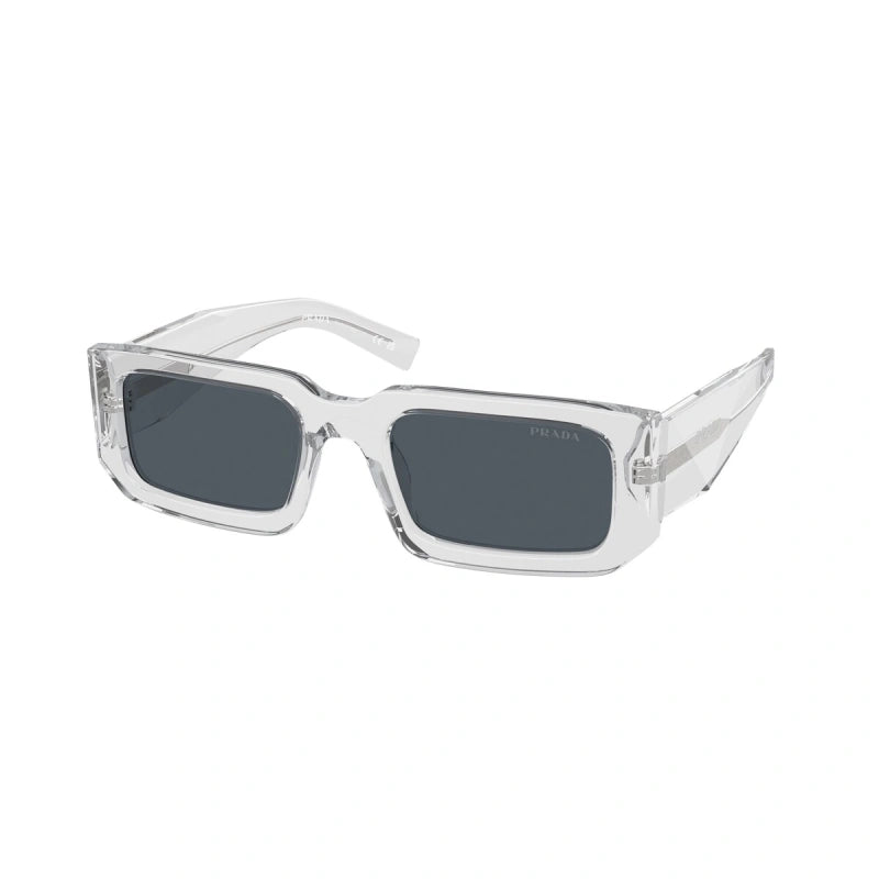 PRADA - 12R09T TRANSPARENT GREY | OCCHIALE DA SOLE UOMO - PR 06YS CALIBRO 53