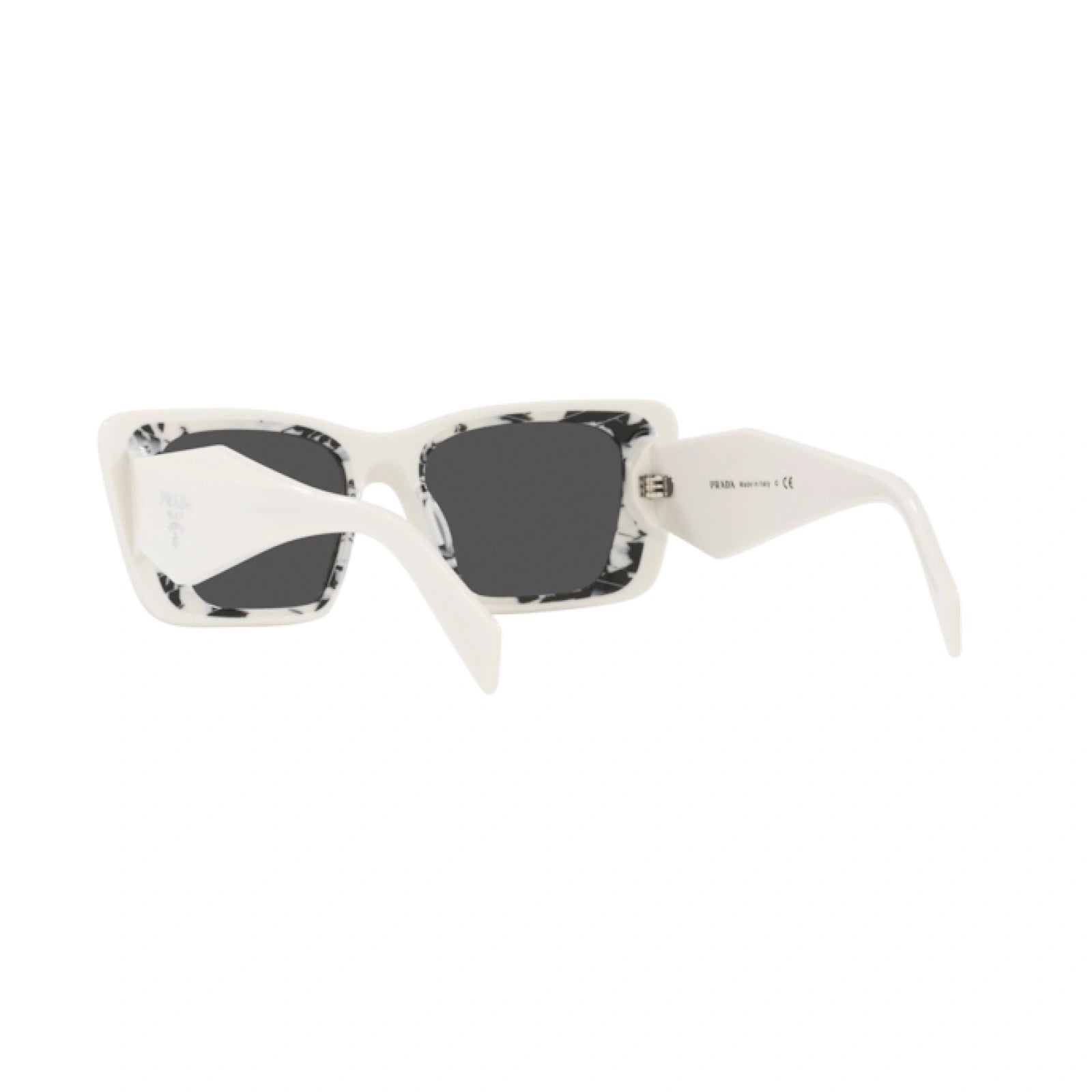 PRADA PR 08YS - 02V5S0 BIANCO/AVANA NERO | OCCHIALE DA SOLE DONNA