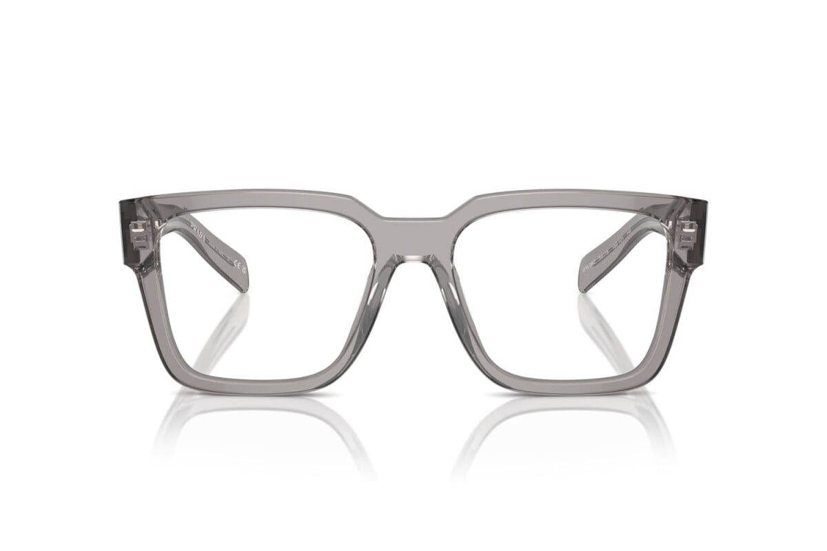 PRADA - 18S1O1 TRANSPARENT ASPHALT | OCCHIALE DA VISTA UOMO - PR 08ZV CALIBRO 52