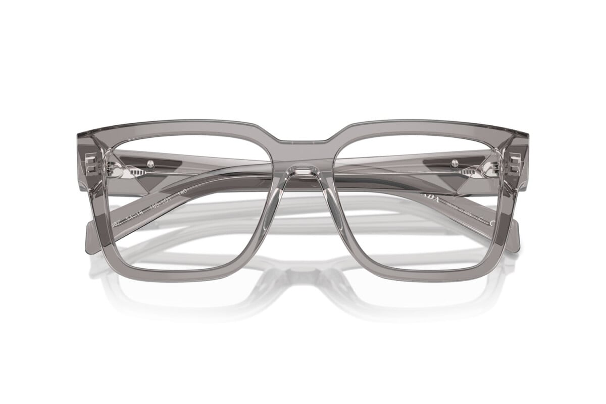 PRADA - 18S1O1 TRANSPARENT ASPHALT | OCCHIALE DA VISTA UOMO - PR 08ZV CALIBRO 52