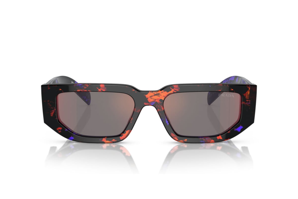 PRADA - 16R5S0 TORTOISE BLACK MALT | OCCHIALE DA SOLE UOMO - PR 09ZS CALIBRO 54