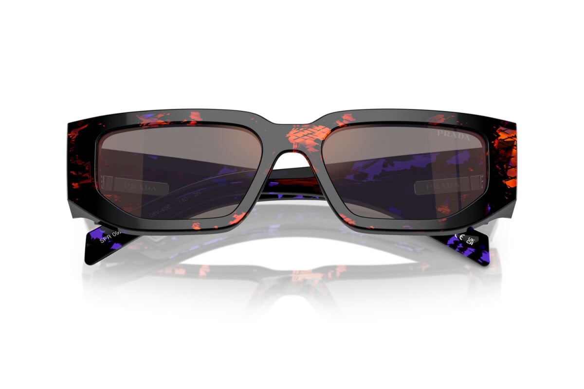 PRADA - 16R5S0 TORTOISE BLACK MALT | OCCHIALE DA SOLE UOMO - PR 09ZS CALIBRO 54