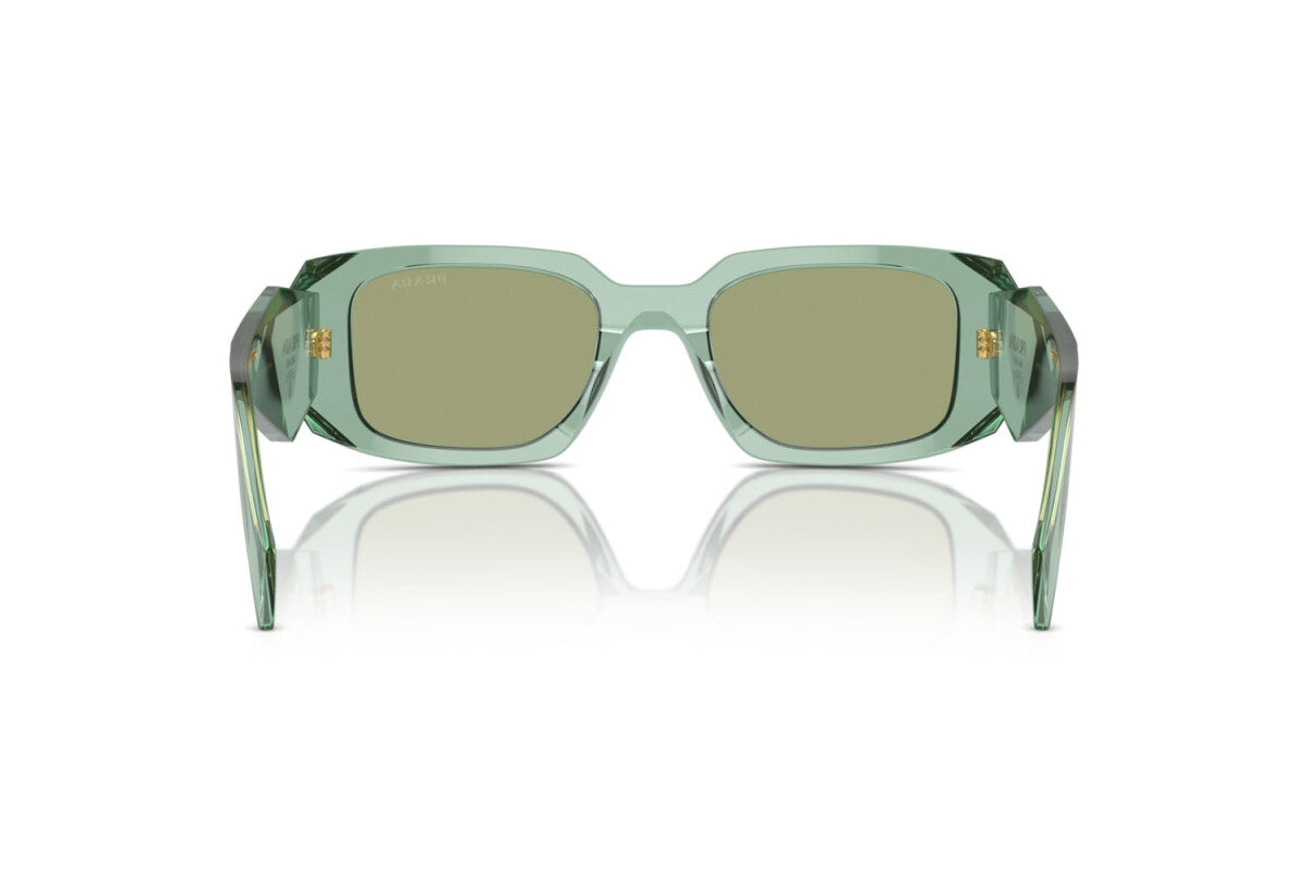 PRADA - 11R10E TRANSPARENT SAGE | OCCHIALE DA SOLE DONNA - PR 17WS CALIBRO 49