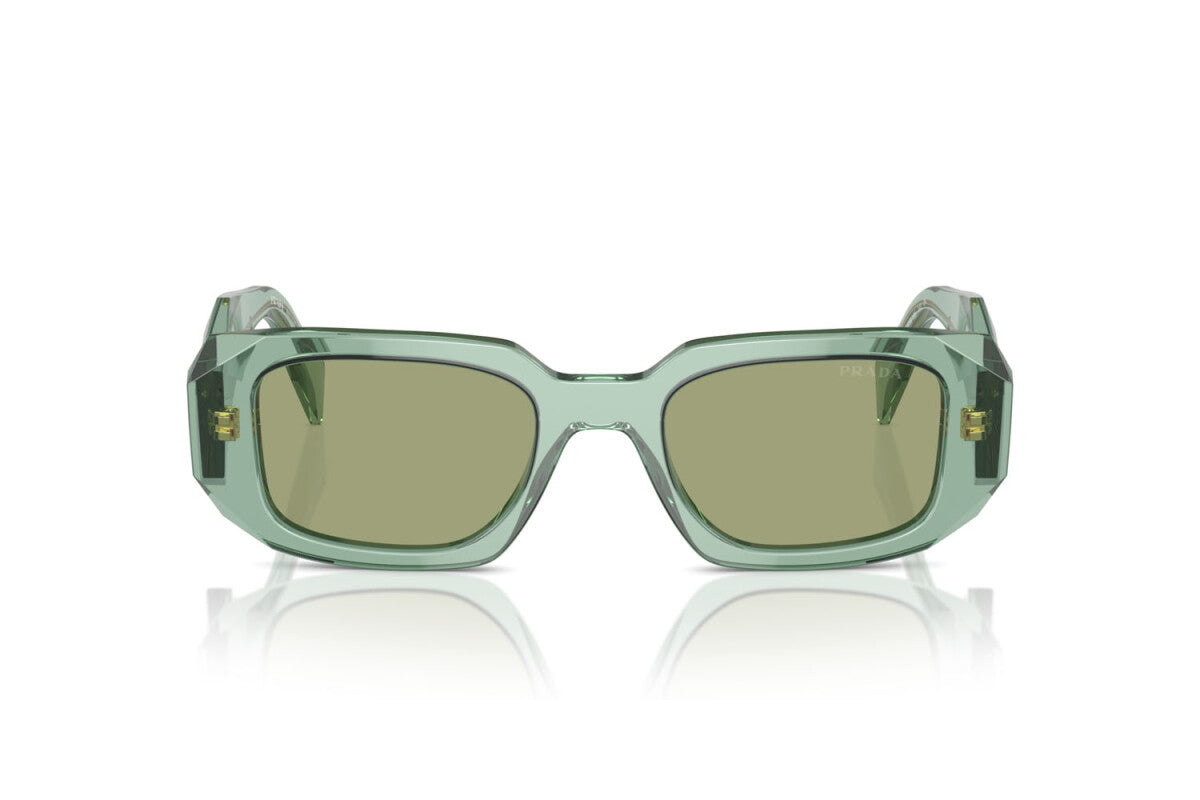 PRADA - 11R10E TRANSPARENT SAGE | OCCHIALE DA SOLE DONNA - PR 17WS CALIBRO 49
