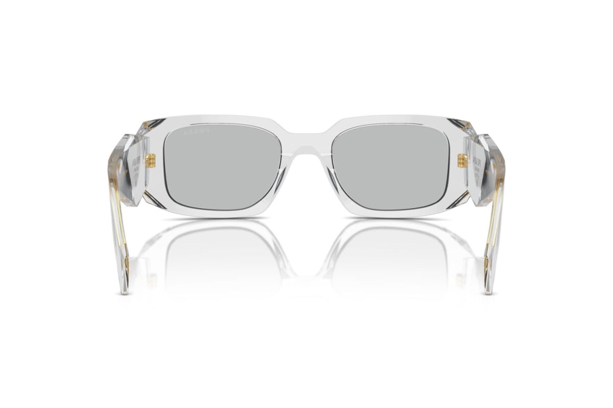 PRADA - 12R30B TRANSPARENT GREY | OCCHIALE DA SOLE DONNA - PR 17WS CALIBRO 49