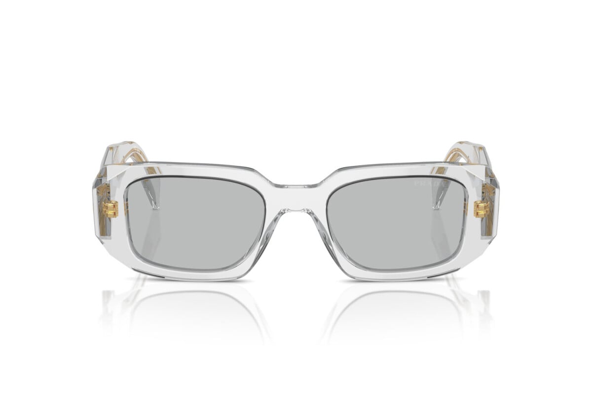 PRADA - 12R30B TRANSPARENT GREY | OCCHIALE DA SOLE DONNA - PR 17WS CALIBRO 49