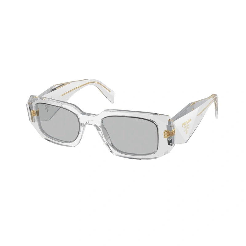 PRADA - 12R30B TRANSPARENT GREY | OCCHIALE DA SOLE DONNA - PR 17WS CALIBRO 49