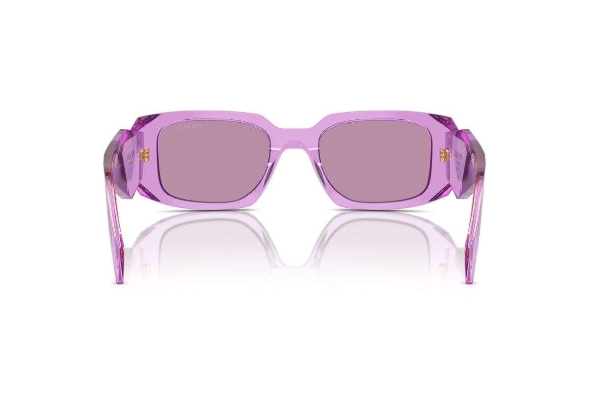 PRADA - 13R07Q TRANSPARENT AMETHYST | OCCHIALE DA SOLE DONNA - PR 17WS CALIBRO 49