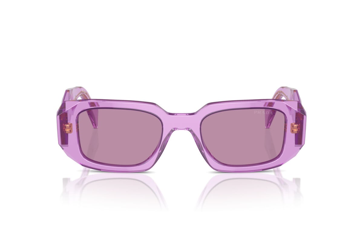 PRADA - 13R07Q TRANSPARENT AMETHYST | OCCHIALE DA SOLE DONNA - PR 17WS CALIBRO 49