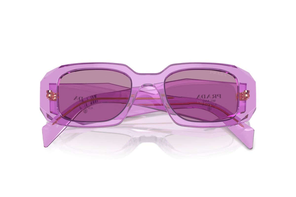 PRADA - 13R07Q TRANSPARENT AMETHYST | OCCHIALE DA SOLE DONNA - PR 17WS CALIBRO 49