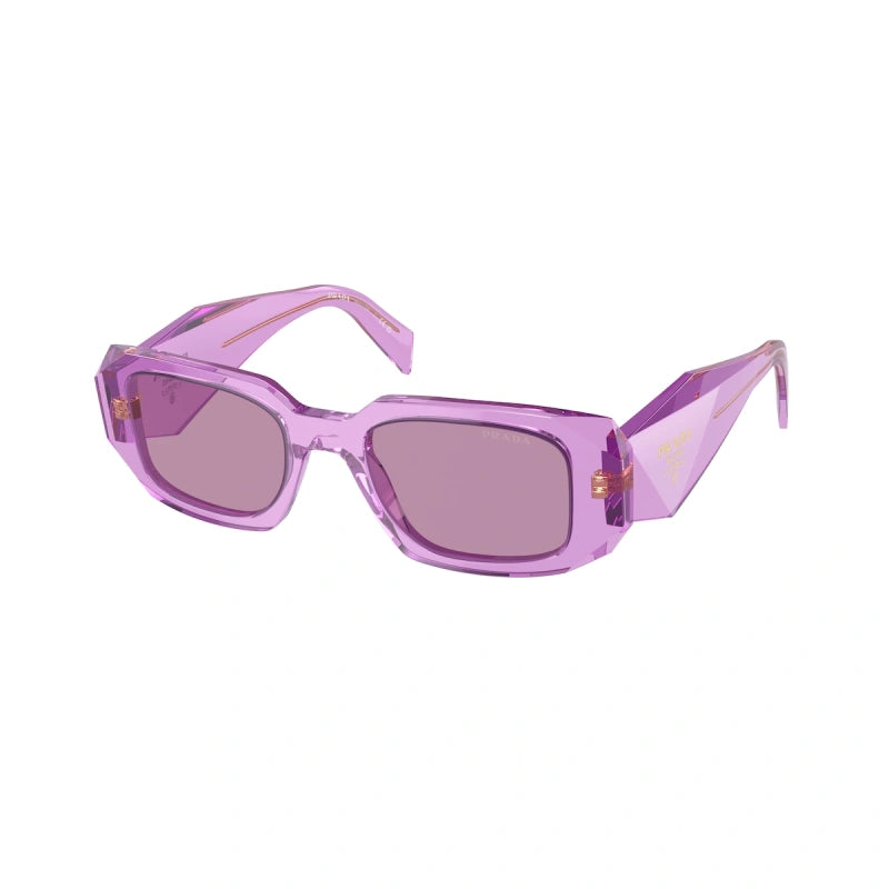 PRADA - 13R07Q TRANSPARENT AMETHYST | OCCHIALE DA SOLE DONNA - PR 17WS CALIBRO 49