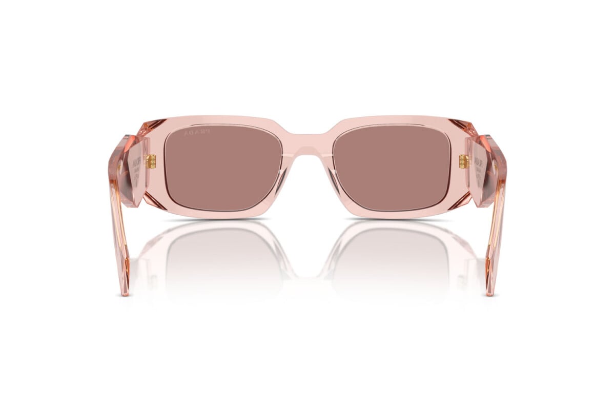 PRADA - 19Q10D TRANSPARENT PEACH | OCCHIALE DA SOLE DONNA - PR 17WS CALIBRO 49